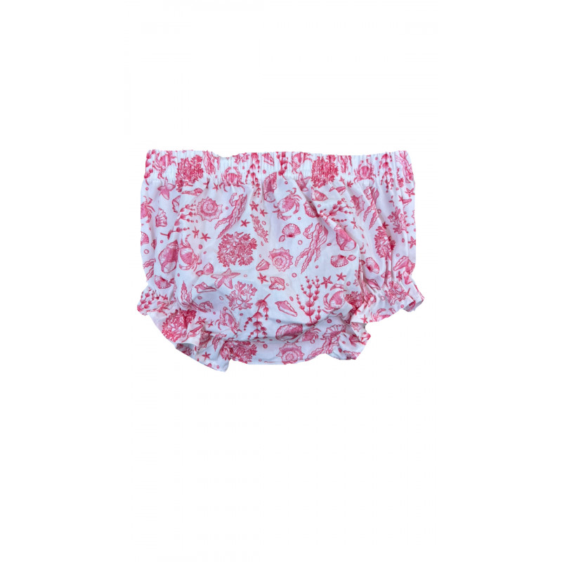 Ranita popelín toile coral