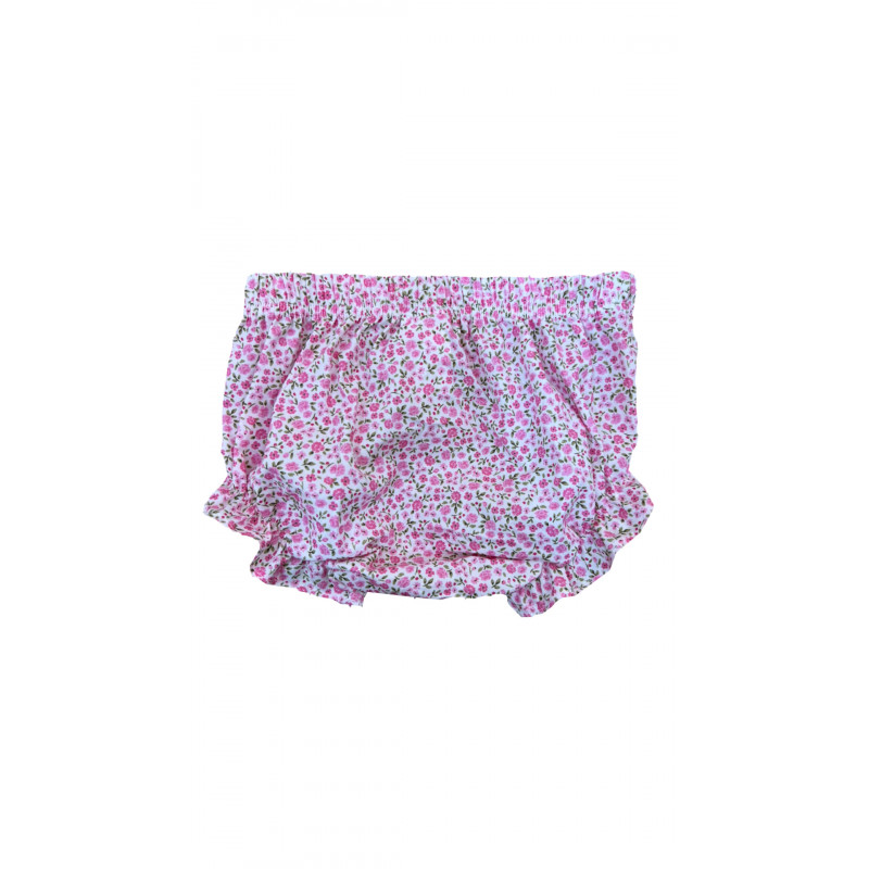 Ranita popelín florecita rosa