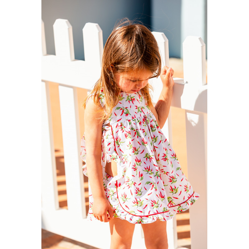 Vestido golf flor chiles